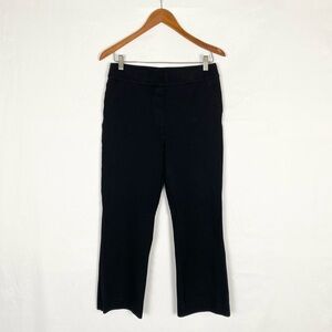 SPANX Black Straight Leg Ankle Pull‎ On Pants Stretch High Rise Size Large